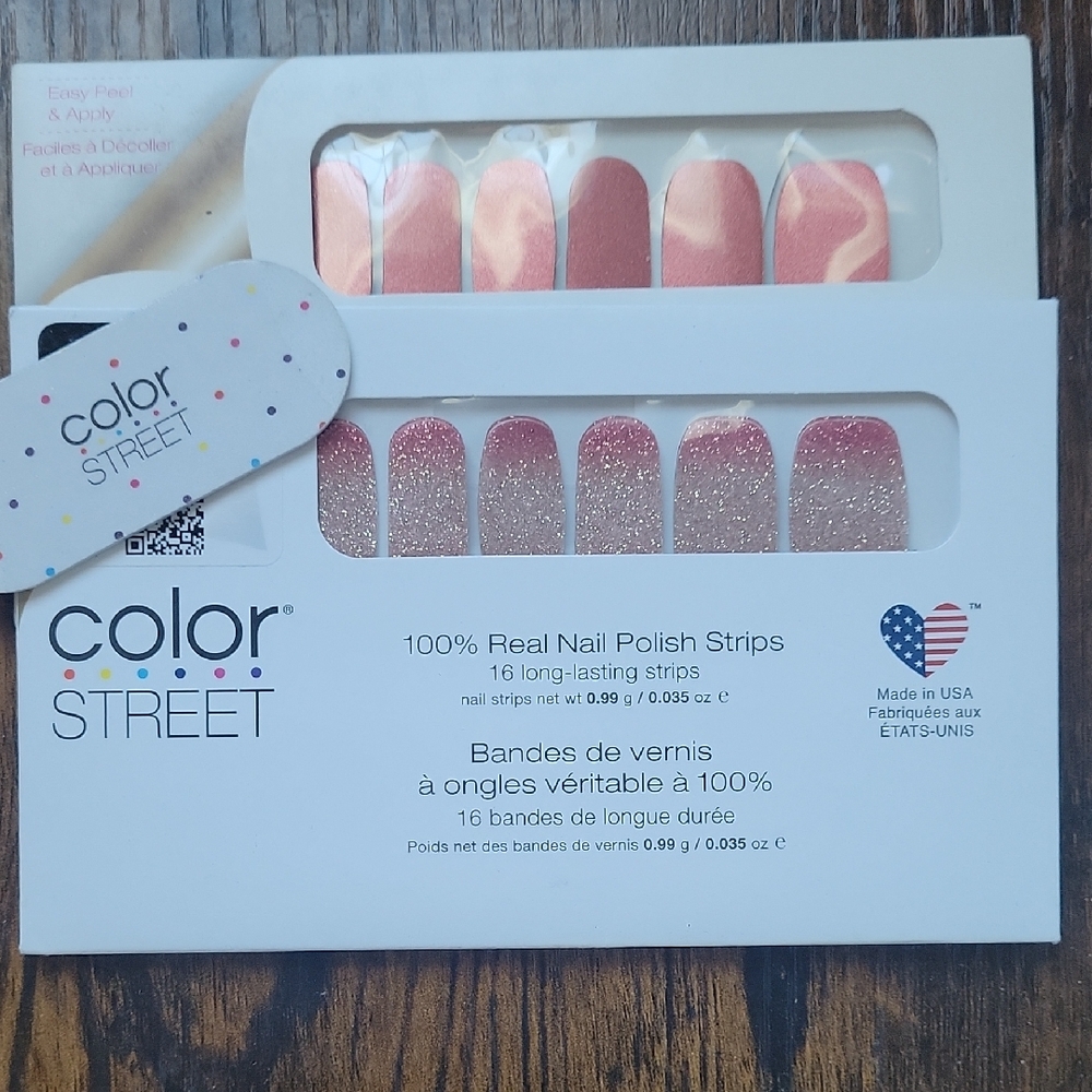 Color Street Gold Nail Polish Strips